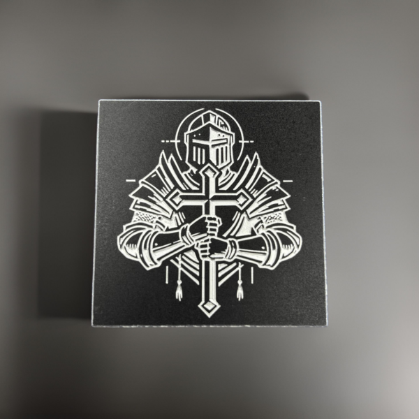 Knight with Small Cross